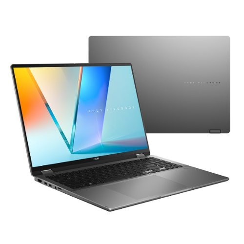 ASUS Vivobook 16 Flip - 16 3K OLED Touch Laptop - Copilot+ PC - Intel Core Ultra 7 256V with 16GB Memory - 512GB SSD - Matte Gray BUY IN CANADA