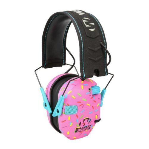 Walker’s - Walkers Razor Slim Electronic Pink Sprinkles Muff with Full Range Speakers - Multicolor-Front_Standard 