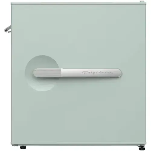 Front. Frigidaire - Frigidaire EFR197SAGE 1.6 Cu. Ft. Sage Retro Compact Refrigerator with Side Bottle Opener - Sage.
