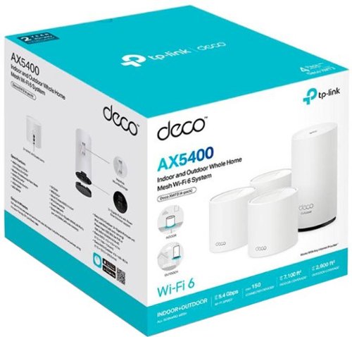 TP-Link Deco AX5400 Wi-Fi 6 Indoor/Outdoor Whole Home Mesh System 4-Pack (Deco XM73) - White BUY ONLINE