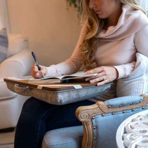Rossie Home Premium Lap Desk for 15.6 Laptop - Bamboo Espresso SHOP ONLINE