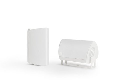 Definitive Technology - Dymension 4.5" 2-Way Outdoor Wall Mount Speakers Pair - White