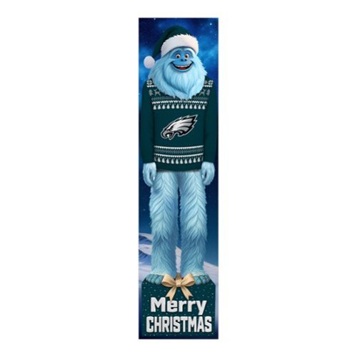 Fan Creations - Philadelphia Eagles 48" Yeti Christmas Leaner - Multicolor-Front_Standard 