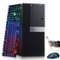 Dell - Refurbished Excellent - OptiPlex Tower Gaming Desktop PC | Intel i5-9th | 16GB DDR4 RAM | 256GB SSD | NVIDIA GTX 1050Ti | Wi-Fi | Windows 11 - Black-Front_Standard