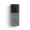 Ring - Wired Doorbell (newest model) — Retinal 2K with wide-angle video, up to 6x Enhanced Zoom, and Two-Way Talk - Speckled Grey-Front_Standard