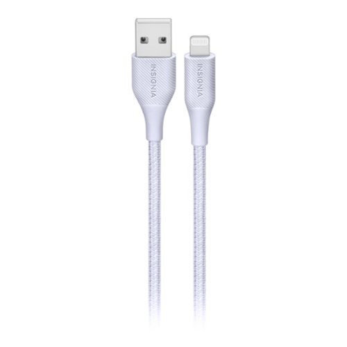 Insignia™ - 5' Lightning to USB Charge-and-Sync Cable - Purple-Front_Standard 