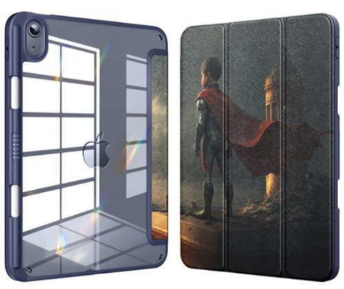 DTTO - Case for iPad (A16) 11-inch 2025 and iPad 10th Generation 10.9 Inch 2022, Clear Back and TPU Shockproof Frame Cover - Cute Boy-Front_Standard 