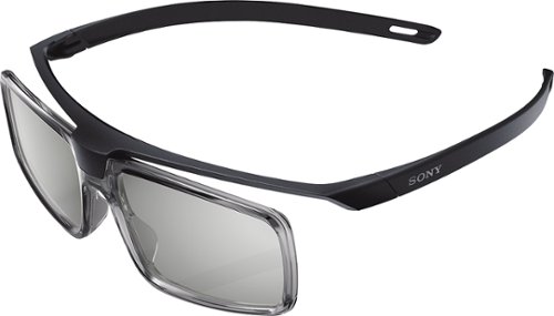 Sony - Passive 3D Glasses - Black-Angle_Standard