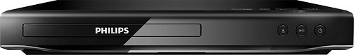  Philips - DVD Player with HDMI 1080p Upscaling - Black