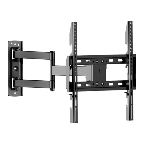 ErgoAV - Single Stud Motion Mount for TVs 40" to 55" and up to 77lbs - Black-Front_Standard 