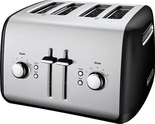  KitchenAid - KMT4115OB 4-Slice Wide-Slot Toaster - Onyx Black