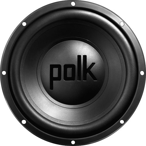  Polk Audio - 12&quot; Dual-Voice-Coil 4-Ohm Subwoofer - Black