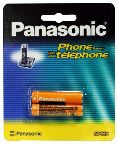  Rechargeable Battery for Select Panasonic Cordless Telephones - Orange