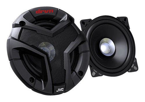  JVC - 4&quot; Car Speakers with Carbon Mica Woofer Cones (Pair) - Black
