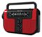 WeatherX - AM/FM Weather-Band Radio - Red-Front_Standard