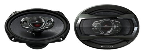  Pioneer - 6" x 9" 4-Way Car Speakers with Multilayer Mica Matrix Cones (Pair) - Black