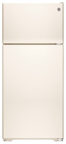 GE - 15.5 Cu. Ft. Frost-Free Top-Freezer Refrigerator - Bisque