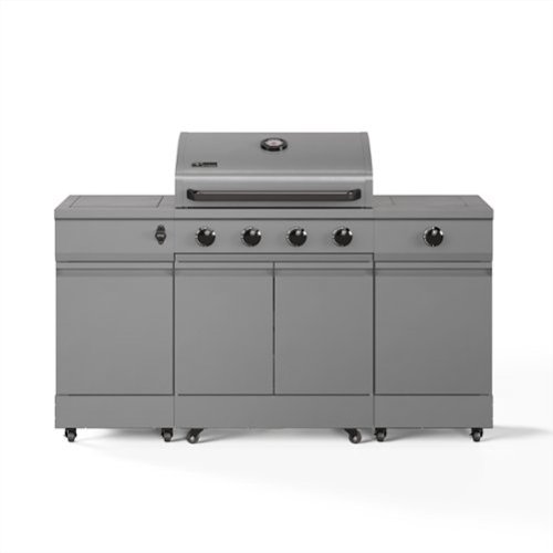 TYTUS Grills - Fresno Series Island Grill - Gunmetal Gray