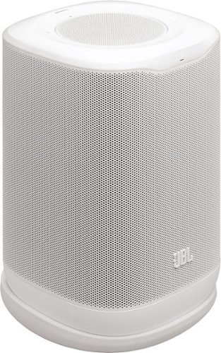 JBL - Portable Wi-Fi home speaker with Dolby Atmos® and easy whole-home listening - White