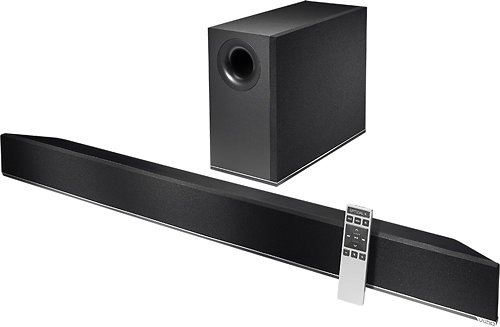  VIZIO - 2.1 Channel Soundbar with Bluetooth and 6&quot; Wireless Subwoofer - Black