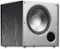 Polk Audio PSW10 10" Powered Subwoofer, 100W Peak Power, Compact Design, Easy Setup with Home Theater Systems, Black - Black-Front_Standard 