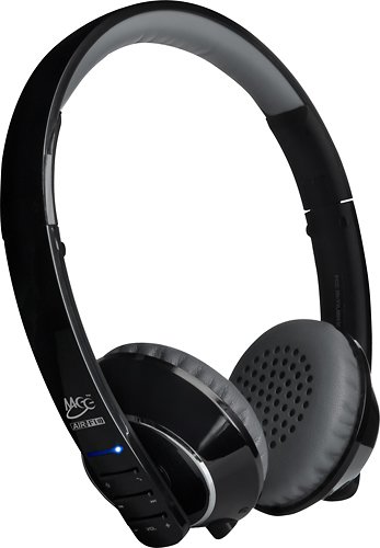  MEE audio - Air-Fi Runaway Bluetooth Wireless On-Ear Headphones - Black/Gray