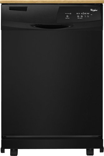  Whirlpool - 24&quot; Portable Dishwasher - Black