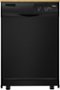 Whirlpool - 24" Portable Dishwasher - Black-Front_Standard