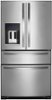 Whirlpool - 25.0 Cu. Ft. French Door Refrigerator with Thru-the-Door Ice and Water - Monochromatic Stainless Steel-Front_Standard 