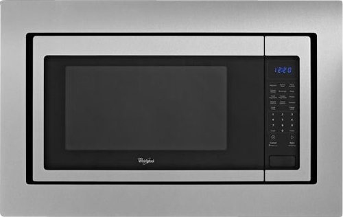  Whirlpool - 2.2 Cu. Ft. Full-Size Microwave - Stainless steel