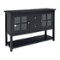 Walker Edison - Transitional TV Stand / Buffet for TVs up to 55" - Black-Angle_Standard 