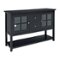 Walker Edison - Transitional TV Stand / Buffet for TVs up to 55" - Black-Angle_Standard