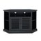 Walker Edison - TV Corner Cabinet for Most TVs Up to 60" - Black-Front_Standard