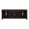 Walker Edison - Traditional Sliding Door TV Stand Cabinet for Most TVs Up to 78" - Espresso-Front_Standard