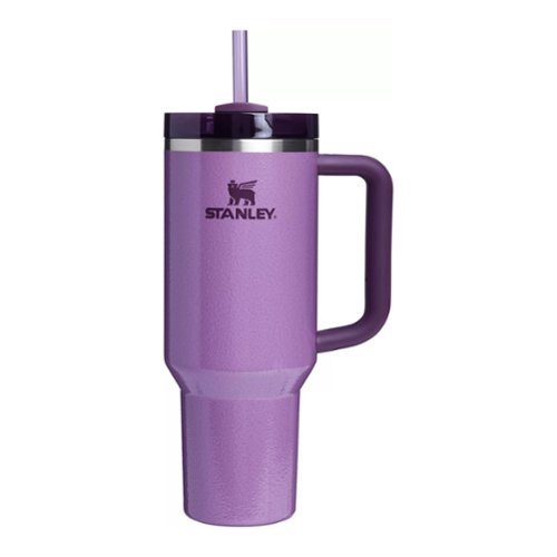 Stanley - Quencher H2.0 Tumbler with Handle & Straw 40 oz - Hammertone Lilac-Front_Standard 