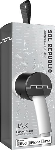  Sol Republic - Jax Earbud Headphones - White/Black