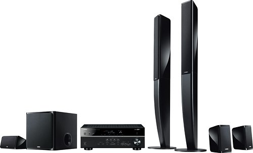  Yamaha - 575W 5.1-Ch. 3D / Smart Home Theater System - Black