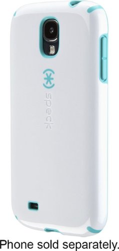  Speck - CandyShell Case for Samsung Galaxy S 4 Cell Phones - White/Caribbean Blue