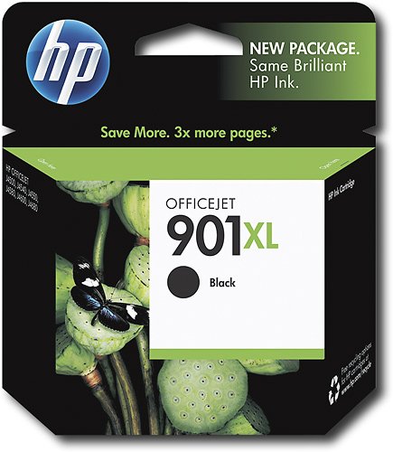  HP - 901XL High-Yield - Black Ink Cartridge - Black