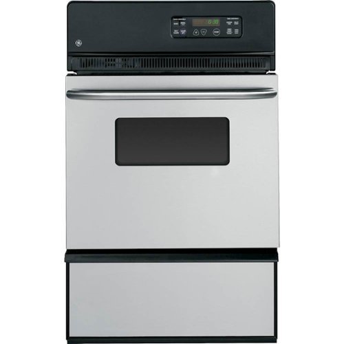 GE - 24" Built-In Single Gas Wall Oven - Stainless steel