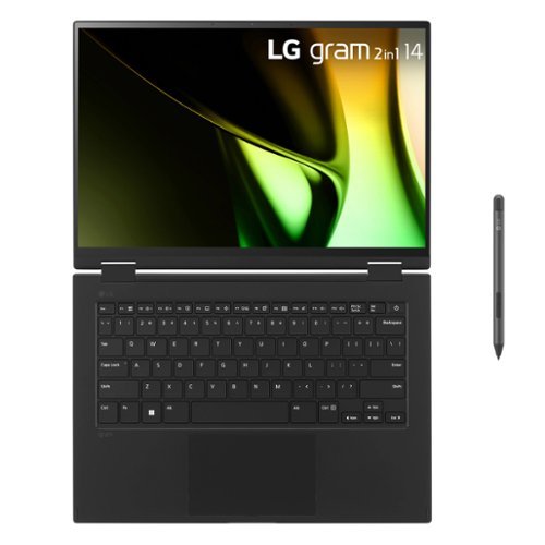 LG  gram 2-in-1 14 Laptop - Intel Evo Platform Intel Core Ultra 7 - 16GB RAM - 1TB SSD - Black GLOBAL SHIPPING