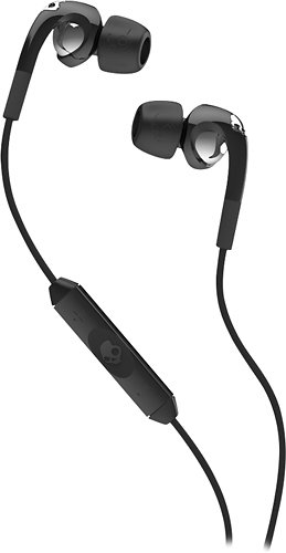  Skullcandy - Fix Earbud Headphones - Black/Chrome