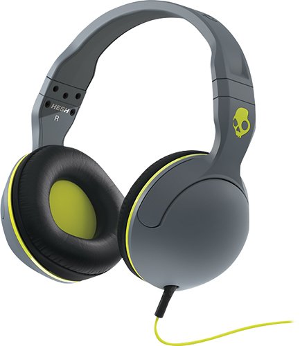  Skullcandy - Hesh 2 Over-the-Ear Headphones - Gray/Hot Lime