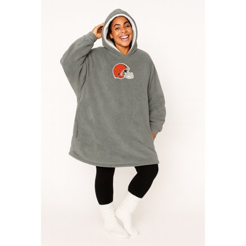 Pegasus - Cleveland Browns 54" x 72" Big Logo Wearable Blanket - Multicolor-Front_Standard 
