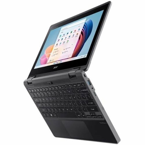 Acer TravelMate B3 Spin 2-in-1 11.6 Touchscreen Laptop - Intel N100 with 4GB Memory - 128GB SSD - Black WORLDWIDE DELIVERY