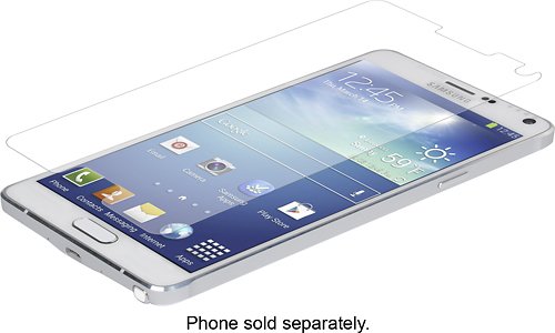  ZAGG - InvisibleShield Glass Screen Protector for Samsung Galaxy Note 4 Cell Phones - Clear