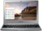 Samsung - 11.6" Chromebook 2 - Intel Celeron - 2GB Memory - 16GB Flash Memory - Metallic Silver-Front_Standard