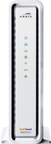  ARRIS - SURFboard eXtreme 802.11ac DOCSIS 3.0 Cable Modem and 4-Port Gigabit Ethernet Router - White