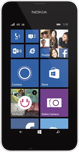  T-Mobile - Microsoft Lumia 530 No-Contract Cell Phone