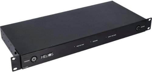 Ethereal - HELIOS 8-Outlet 3240 Joules Surge Protector - Black Brushed Aluminum